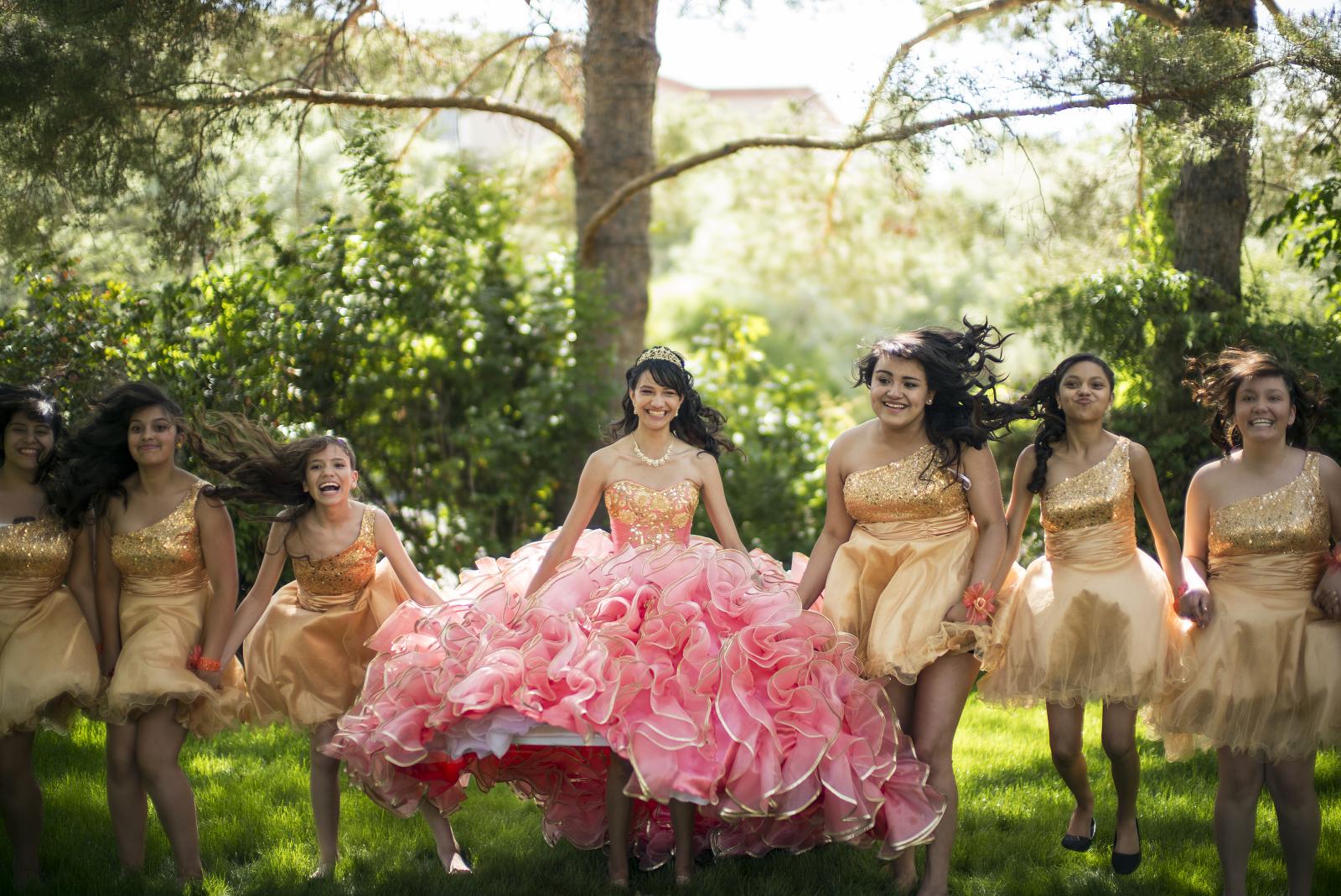 Quinceañera photoshoot
